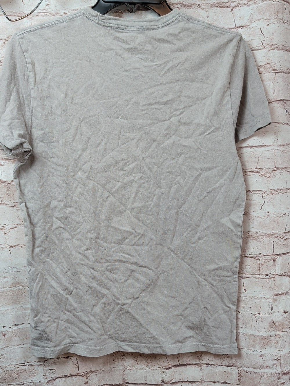 Hollister Light Gray Embroidered Logo Crew Tee Small - Picture 4 of 4